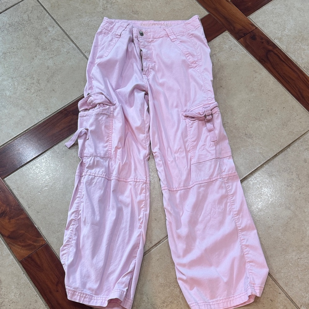 Pink Cargo Pants
